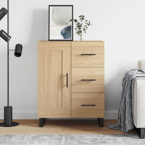 vidaXL Př&iacute;born&iacute;k dub sonoma 69,5 x 34 x 90 cm kompozitn&iacute; dřevo