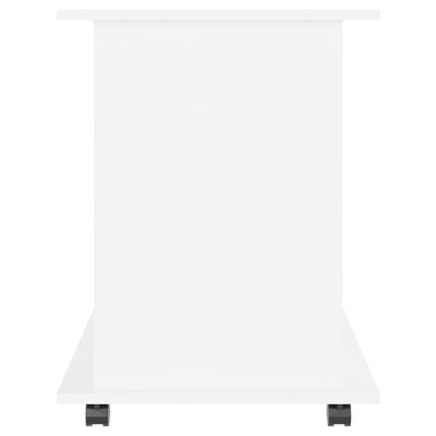 vidaXL Skříňka na kolečkách bílá 60 x 45 x 60 cm dřevotříska