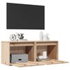 vidaXL Nástěnné skříňky 2 ks 45 x 30 x 35 cm masivní borové dřevo