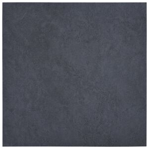 vidaXL Samolep&iacute;c&iacute; podlahov&eacute; desky 5,11 m&sup2; PVC čern&yacute; mramor