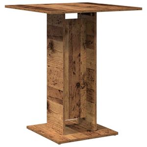 vidaXL Bistro stolek old wood 60 x 60 x 75 cm kompozitn&iacute; dřevo