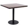 vidaXL Bistro stolek tmavě hněd&yacute; 80 x 80 cm MDF