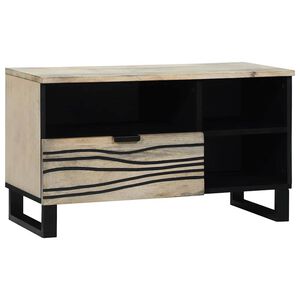 vidaXL TV jednotky 80 x 33 x 46 cm B&iacute;l&aacute; Kompozitn&iacute; dřevo