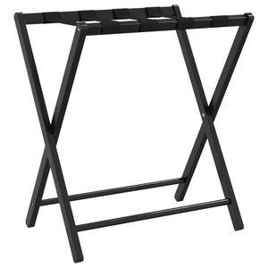 vidaXL Stojan na zavazadlo čern&yacute; 68,5 x 38 x 58 cm bambus