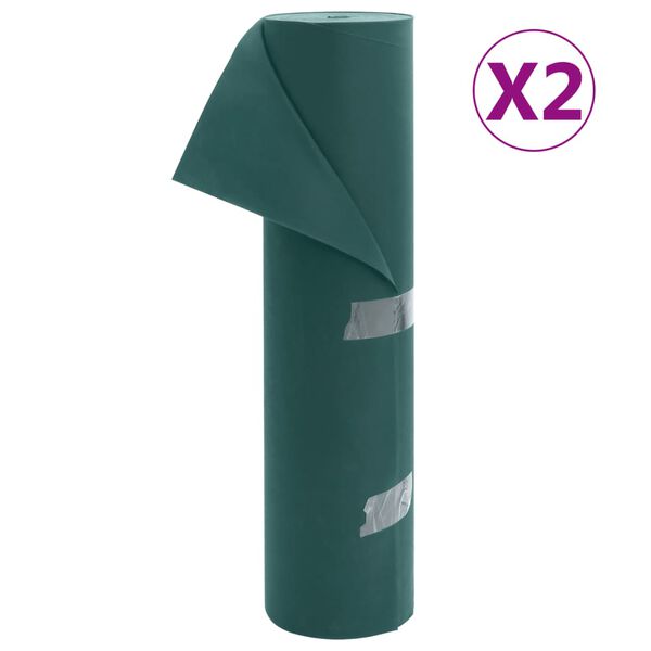 vidaXL Ochranná textilie na rostliny 2 role 70 g/m² 50 x 1,6 m