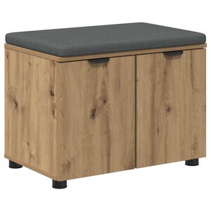 vidaXL Chodbičkov&aacute; lavice Řemesln&yacute; Dub 60 x 38 x 46 cm