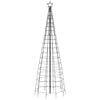 vidaXL LED vánoční stromek s hroty 570 studených bílých LED 300 cm