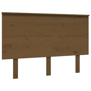 vidaXL Čelo postele medově hněd&eacute; 124 x 6 x 82,5 cm masivn&iacute; borovice