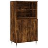 vidaXL Skř&iacute;ň highboard kouřov&yacute; dub 60 x 36 x 110 cm kompozitn&iacute; dřevo