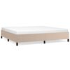 vidaXL R&aacute;m postele bez matrace cappuccino 200x200 cm uměl&aacute; kůže