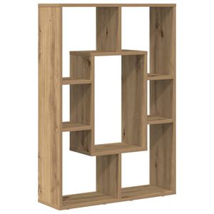 vidaXL Knihovna dub artisan 63 x 20 x 90 cm kompozitn&iacute; dřevo