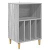 vidaXL Stojan na gramofon &Scaron;ed&yacute; Sonoma 47 x 39,5 x 74,5 cm