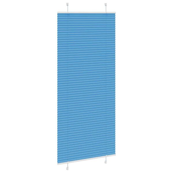 vidaXL Plisovan&aacute; roleta modr&aacute; 100x200 cm &Scaron;&iacute;řka l&aacute;tky 99,4 cm Polyester