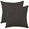 vidaXL Povlak na pol&scaron;t&aacute;ř 2 pcs HEERLEN Tmavě &scaron;ed&aacute; 35 x 35 cm Boucl&eacute;