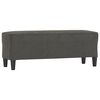 vidaXL Lavice tmavě &scaron;ed&aacute; 100 x 35 x 41 cm samet