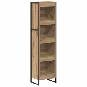 vidaXL Knihovna 40 x 30 x 155 cm Kompozitn&iacute; dřevo Uměleck&yacute; dub