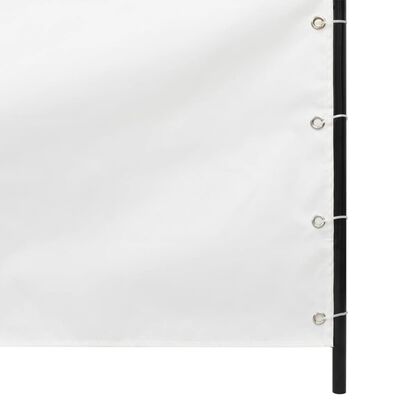 vidaXL Balkonová zástěna bílá 100 x 240 cm oxfordská látka