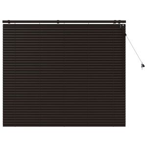 vidaXL Venet &scaron;koln&iacute; žaluzie Tmavě hněd&aacute; 160 x 130 cm 35 mm