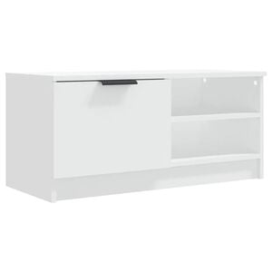 vidaXL TV skř&iacute;ňka b&iacute;l&aacute; 80 x 35 x 36,5 cm kompozitn&iacute; dřevo