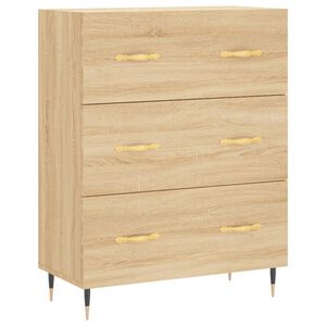 vidaXL Př&iacute;born&iacute;k dub sonoma 69,5 x 34 x 90 cm kompozitn&iacute; dřevo