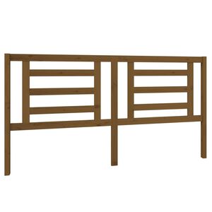 vidaXL Čelo postele medově hněd&eacute; 186 x 4 x 100 cm masivn&iacute; borovice