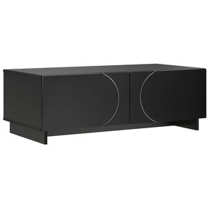 vidaXL Konferenčn&iacute; stolek Čern&aacute; 102 x 50,5 x 35 cm Kompozitn&iacute; dřevo