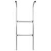 vidaXL 2stupínkový žebřík k trampolíně ocel stříbrný 72 cm (vhodné pro výšku 65 cm)