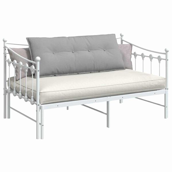 vidaXL Pol&scaron;t&aacute;ř na z&aacute;da Oblačno &scaron;ed&aacute; 120 x 19 x 50 cm textil