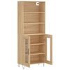vidaXL Skř&iacute;ň highboard dub sonoma 69,5 x 34 x 180 cm kompozitn&iacute; dřevo