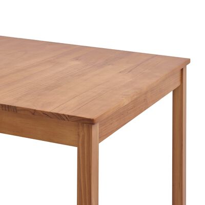 vidaXL Jídelní stůl medově hnědý 140 x 70 x 73 cm borové dřevo