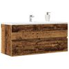 vidaXL Skř&iacute;ňka pod umyvadlo old wood 100x38,5x45 cm kompozitn&iacute; dřevo