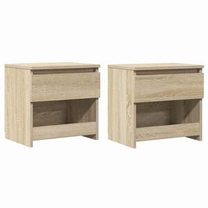 vidaXL Nočn&iacute; stolky 2 ks dub sonoma 40 x 30 x 39 cm kompozitn&iacute; dřevo