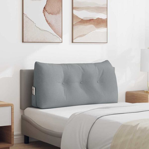 vidaXL Pol&scaron;t&aacute;ř na z&aacute;da Světle &scaron;ed&aacute; 100 x 24 x 50 cm textil