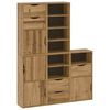 vidaXL Bočn&iacute; skř&iacute;ňky 5 ks "ODDA" 40x24x79 cm Borovicov&yacute; masiv