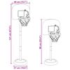vidaXL Basketbalový stojan s míčem a pumpičkou výška 90/121 cm