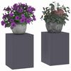 vidaXL Stojan na rostliny 2 pcs Antracit 24 x 24 x 35 cm Ocel