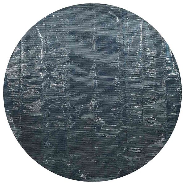 vidaXL Plovouc&iacute; PE sol&aacute;rn&iacute; plachta na baz&eacute;n 527 cm černo-modr&aacute;