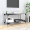 vidaXL TV skř&iacute;ňka &scaron;ed&aacute; sonoma 80 x 33 x 41 cm kompozitn&iacute; dřevo a ocel
