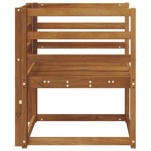 vidaXL Venkovn&iacute; pohovka Masivn&iacute; ak&aacute;tov&eacute; dřevo Př&iacute;rodn&iacute;