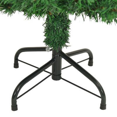 vidaXL Umělý vánoční stromek s hustými větvemi zelený 150 cm PVC