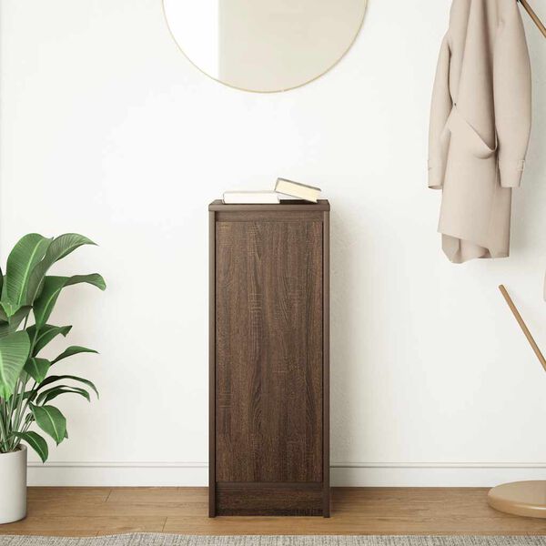 vidaXL Př&iacute;born&iacute;k hněd&yacute; dub 29,5x34x76 cm kompozitn&iacute; dřevo