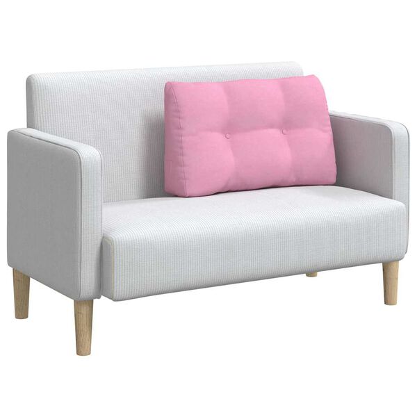 vidaXL Pol&scaron;t&aacute;ř na z&aacute;da Růžov&aacute; 80 x 24 x 50 cm textil