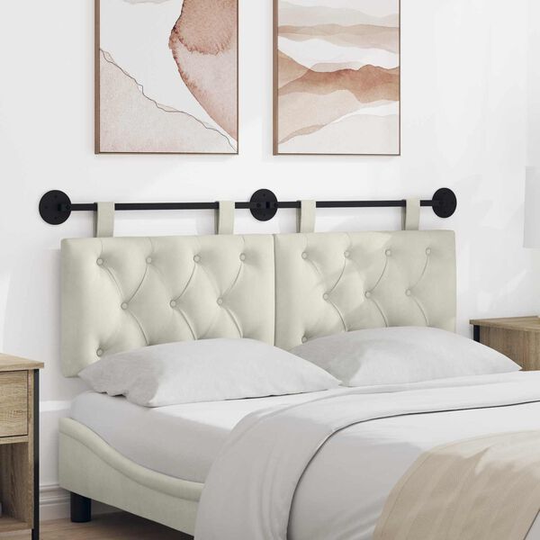 vidaXL Z&aacute;věsn&aacute; čeln&iacute; deska N&aacute;stěnn&yacute; Kr&eacute;mov&aacute; 150 x 55 x 7 cm samet