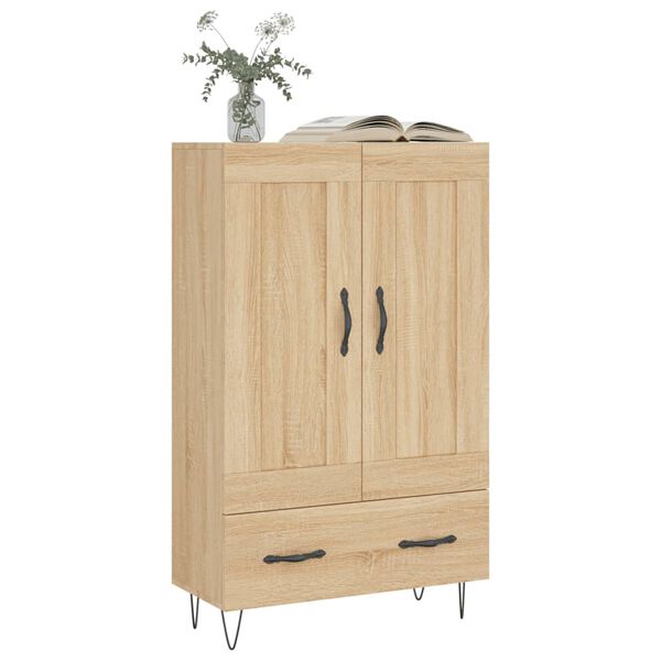 vidaXL Skř&iacute;ň highboard dub sonoma 69,5 x 31 x 115 cm kompozitn&iacute; dřevo