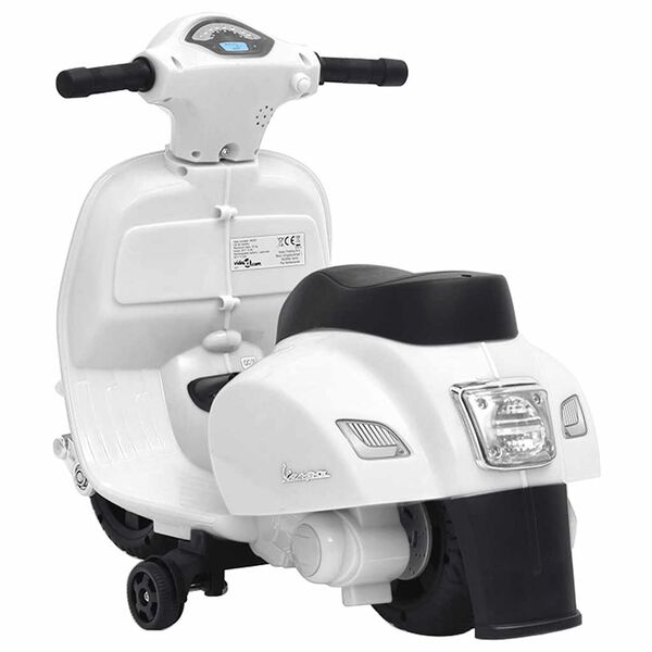vidaXL Dětsk&aacute; elektrick&aacute; motorka Vespa GTS300 b&iacute;l&aacute;
