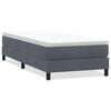 vidaXL Postel Box Spring bez matrace tmavě &scaron;ed&aacute; 90x220 cm samet