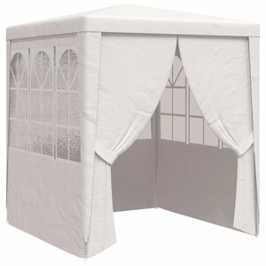 vidaXL Profesion&aacute;ln&iacute; party stan s bočnicemi 2 x 2 m b&iacute;l&yacute; 90 g/m&sup2;