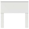 vidaXL Čelo postele s čelo Bílá 90 cm Kompozitní dřevo