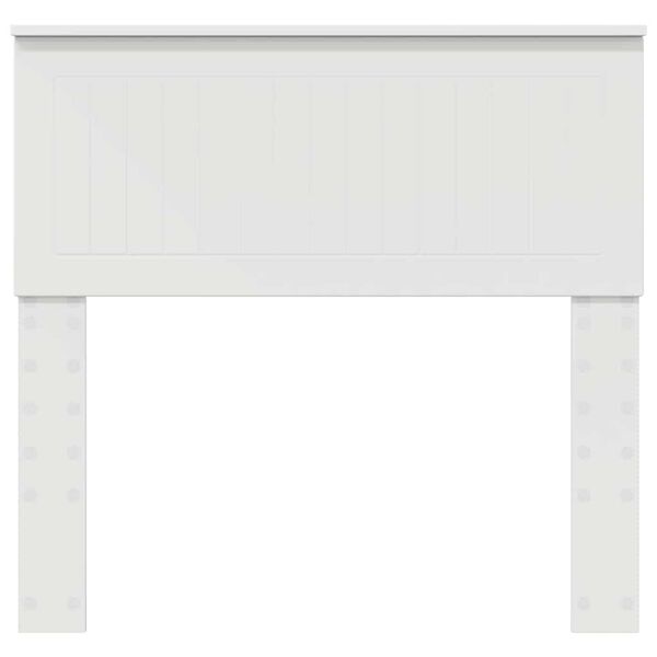 vidaXL Čelo postele s čelo Bílá 90 cm Kompozitní dřevo