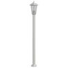 vidaXL Venkovn&iacute; stojac&iacute; lampa stř&iacute;brn&aacute; 120 cm nerezov&aacute; ocel